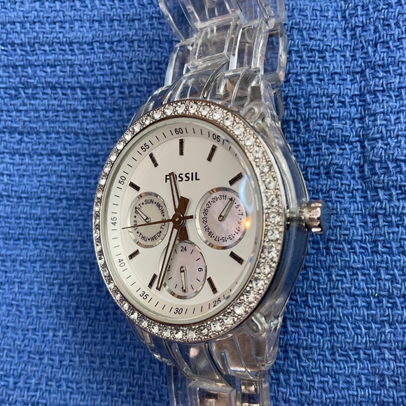 Two Fossil Chronograph Watch Lot - Picture 4 of 14